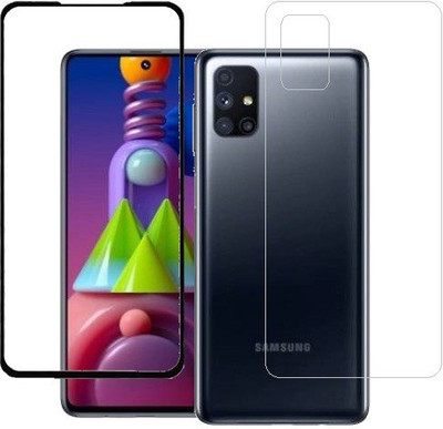 ECMERED Front and Back Screen Guard for Samsung Galaxy M51, Samsung M51(Pack of 1)