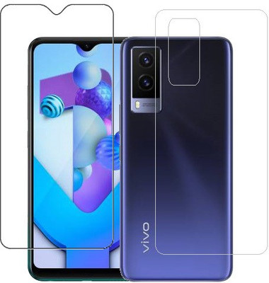 ECMERED Front and Back Screen Guard for Vivo V21E(Pack of 1)