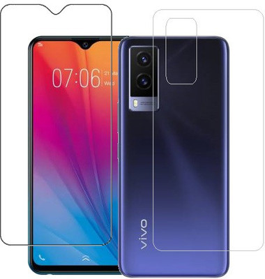 ECMERED Front and Back Screen Guard for Vivo V21E(Pack of 1)