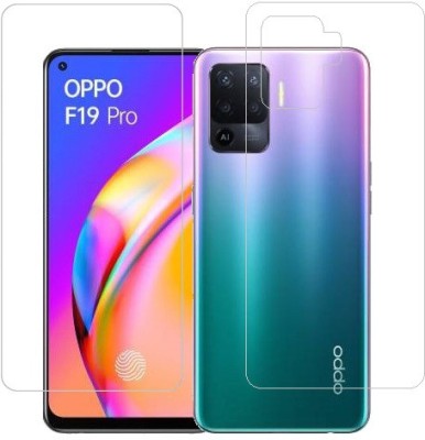 ECMERED Front and Back Screen Guard for Oppo F19 Pro(Pack of 1)