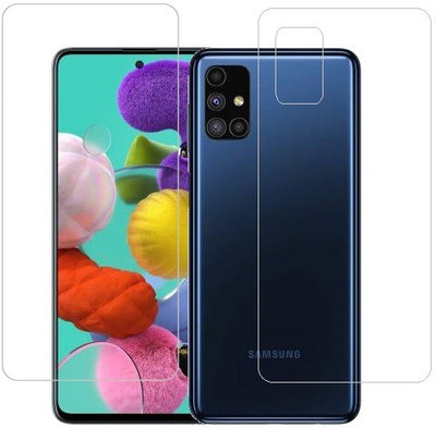 ECMERED Front and Back Screen Guard for Samsung Galaxy M51(Pack of 1)