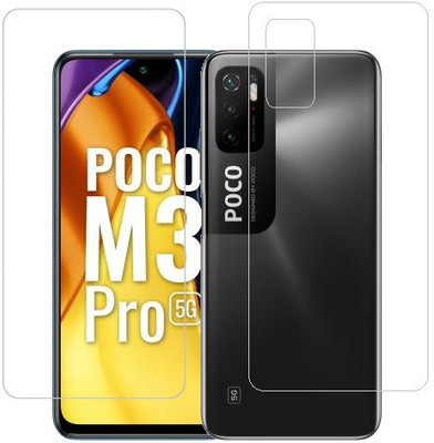 ECMERED Front and Back Screen Guard for Poco M3 Pro(Pack of 1)