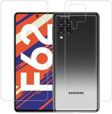 ECMERED Front and Back Screen Guard for Samsung Galaxy F62, Samsung F62(Pack of 1)