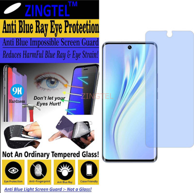 ZINGTEL Impossible Screen Guard for HUAWEI HONOR V40 LITE (Impossible UV AntiBlue Light)(Pack of 1)