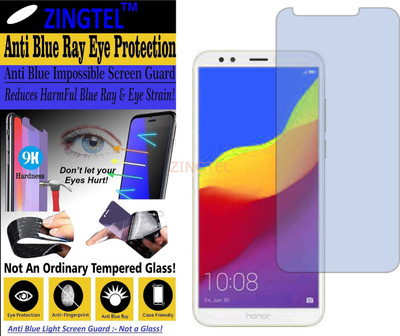 ZINGTEL Impossible Screen Guard for HUAWEI HONOR Y7 2018 (Impossible UV AntiBlue Light)(Pack of 1)
