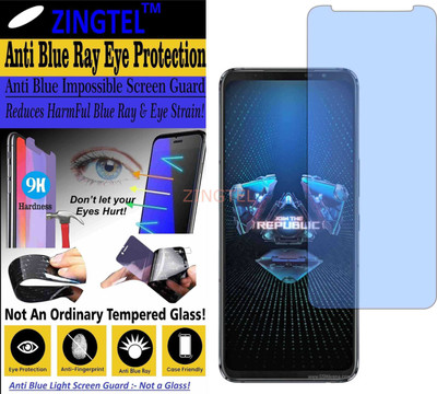 ZINGTEL Impossible Screen Guard for ROG PHONE 5 ULTIMATE (Impossible UV AntiBlue Light)(Pack of 1)