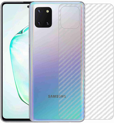 sadgatih Back Screen Guard for Samsung Galaxy Note 10 Lite - Transparent With easy installation Kit [Not Glass](Pack of 2)