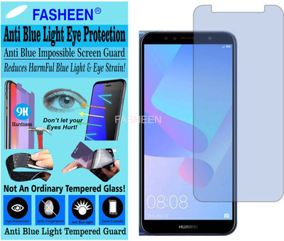 Fasheen Tempered Glass Guard for HUAWEI Y6 PRIME 2018 (Impossible UV AntiBlue Light)(Pack of 1)