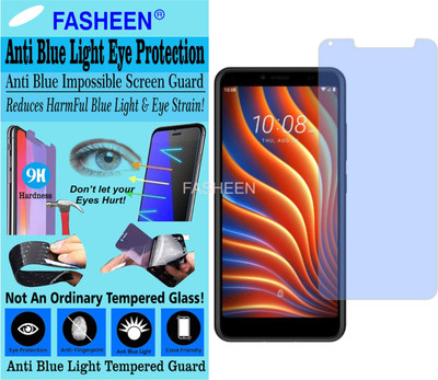 Fasheen Tempered Glass Guard for HTC WILDFIRE E LITE (Impossible UV AntiBlue Light)(Pack of 1)