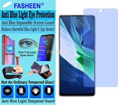 Fasheen Tempered Glass Guard for INFINIX NOTE 10 (Impossible UV AntiBlue Light)(Pack of 1)