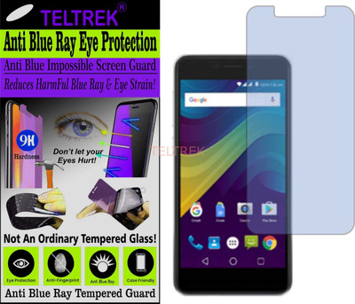 TELTREK Tempered Glass Guard for PANASONIC ELUGA PLUS (Impossible UV AntiBlue Light)(Pack of 1)