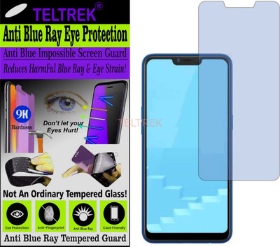TELTREK Tempered Glass Guard for REALME C1 2019 (Impossible UV AntiBlue Light)(Pack of 1)