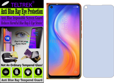 TELTREK Tempered Glass Guard for TECNO SPARK 5 KE5 (Impossible UV AntiBlue Light)(Pack of 1)
