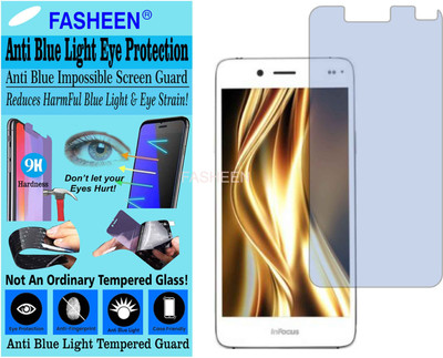 Fasheen Tempered Glass Guard for INFOCUS M680 (Impossible UV AntiBlue Light)(Pack of 1)
