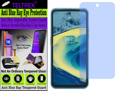 TELTREK Tempered Glass Guard for NOKIA XR20 5G (Impossible UV AntiBlue Light)(Pack of 1)