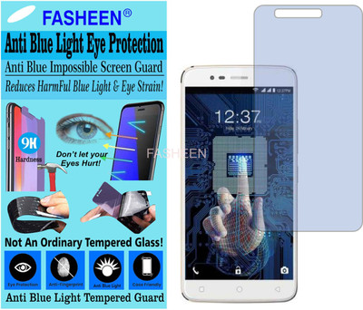 Fasheen Tempered Glass Guard for INTEX ELYT E7 (Impossible UV AntiBlue Light)(Pack of 1)