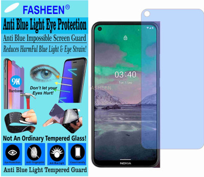 Fasheen Tempered Glass Guard for NOKIA 5 4 (Impossible UV AntiBlue Light)(Pack of 1)