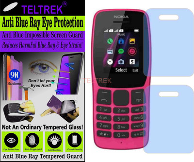 TELTREK Tempered Glass Guard for NOKIA 110 DS 2020 (Impossible UV AntiBlue Light)(Pack of 1)