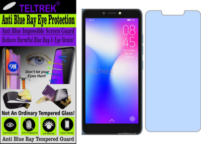 TELTREK Tempered Glass Guard for TECNO POP 2F (Impossible UV AntiBlue Light)(Pack of 1)
