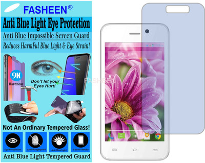 Fasheen Tempered Glass Guard for LAVA X1 ATOM (Impossible UV AntiBlue)(Pack of 1)