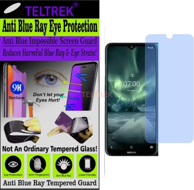 TELTREK Tempered Glass Guard for NOKIA X20 5G (Impossible UV AntiBlue Light)(Pack of 1)