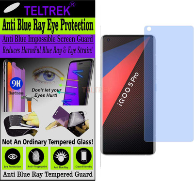 TELTREK Tempered Glass Guard for VIVO IQOO 5 PRO V2025A (Impossible UV AntiBlue Light)(Pack of 1)