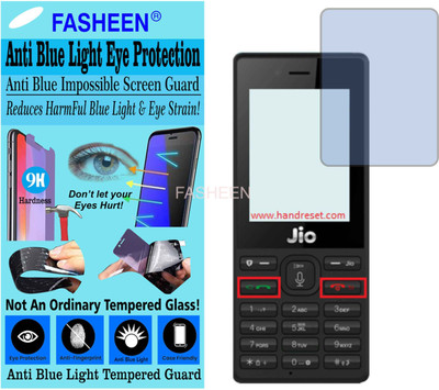 Fasheen Tempered Glass Guard for JIO LYF F61 (Impossible UV AntiBlue Light)(Pack of 1)