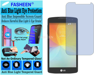 Fasheen Tempered Glass Guard for LG F60 D392 (Impossible UV AntiBlue Light)(Pack of 1)
