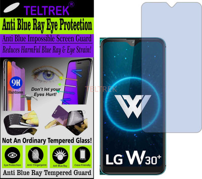 TELTREK Tempered Glass Guard for LG W30 PLUS (Impossible UV AntiBlue Light)(Pack of 1)