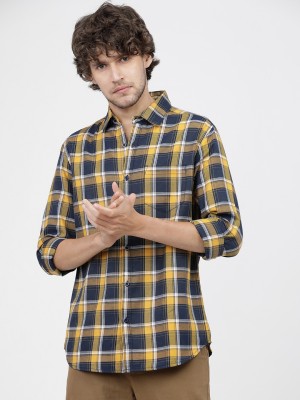 KETCH Men Checkered Casual Multicolor Shirt