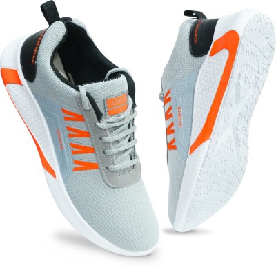World Wear Footwear Exclusive Range of Stylish Comfortable Sports Sneakers Running Shoes Running Shoes For Men(Grey)
