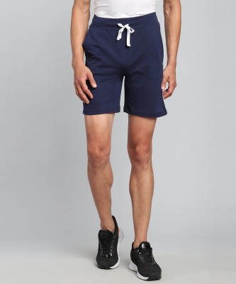 KILLER Solid Men Dark Blue Regular Shorts