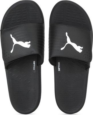 PUMA Men Softride Slide V Slides(Black , 9)