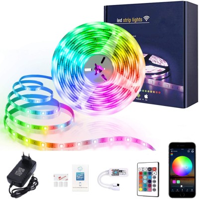 XERGY Smart Wifi Led Strip with Power Supply Color Changing 5050 RGB 150 LED's 5 meter led strip Light Strip