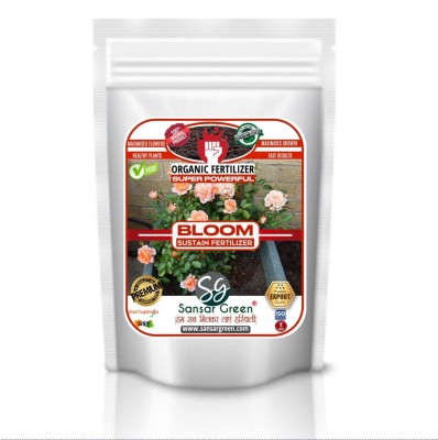 Sansar Green Bloom Sustain Fertilizer, Essential Super Powerful Organic Fertilizer for Plant with ++ Growth Booster and Active Micro Organism Fertilizer(0.2 kg, Powder)