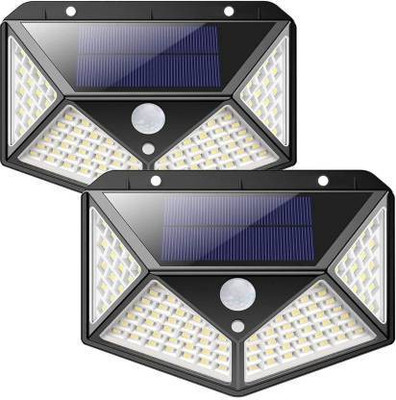 Goodsmaze Solar Sensor Interaction Wall Lamp & LED Light Solar Light Set(Wall Mounted Pack of 2)