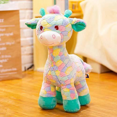 DSR Animal Soft Toys Giraffe Animal Soft Toy 30cm Height Single Piece  - 30 cm(Multicolor)