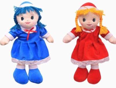 tgr candy lovely doll blue & red special combo  - 45 cm(Red, Blue)
