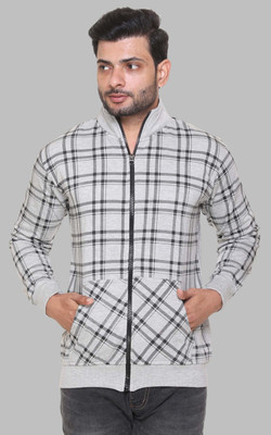 SHAUN Full Sleeve Self Design Men Sweatshirt