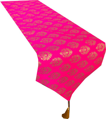 VIREO Pink 178 cm Table Runner(Polyester)