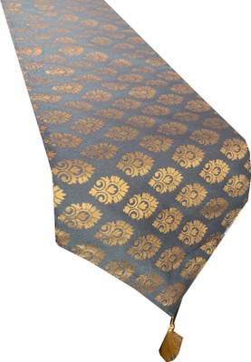 VIREO Grey 178 cm Table Runner(Jacquard)