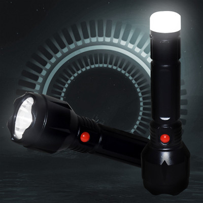 Daily Needs Shop Mini 20 Watt Hi-Bright Led Rechargeable Flashlight With Night Lamp Hand Torch Torch(Black, 17 cm, Rechargeable)