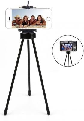 POZUB PZ 2.1 MINI IRON Tripod Stand With Clip ,HEAVY DUTY UNBREAKABLE  MOBILE 20 CM STAND