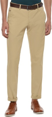 LOUIS PHILIPPE HOLIDAY Slim Fit Men Khaki Trousers