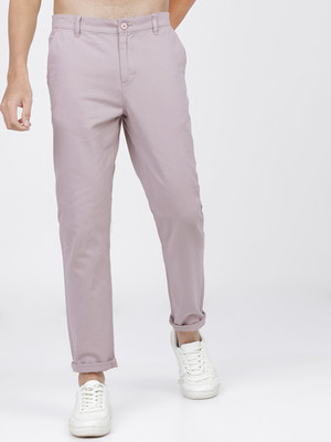 KETCH Slim Fit Men Purple Trousers