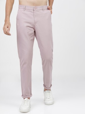 KETCH Slim Fit Men Pink Trousers