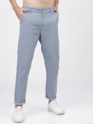 KETCH Slim Fit Men Light Blue Trousers