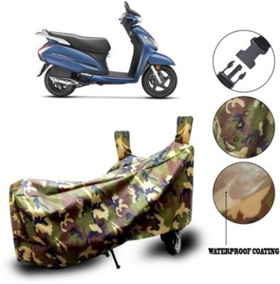 Atulit enterprises Waterproof Two Wheeler Cover for Honda(Activa 3G, Green)