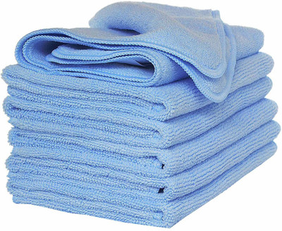 Xy Decor Microfiber Vehicle Washing  Cloth(Pack Of 6, 320 GSM)