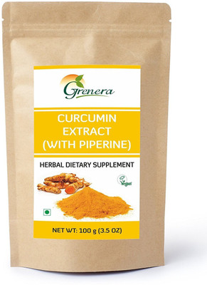 Grenera Curcumin Extract Piperine Extract Powder - 100 grams(100 g)